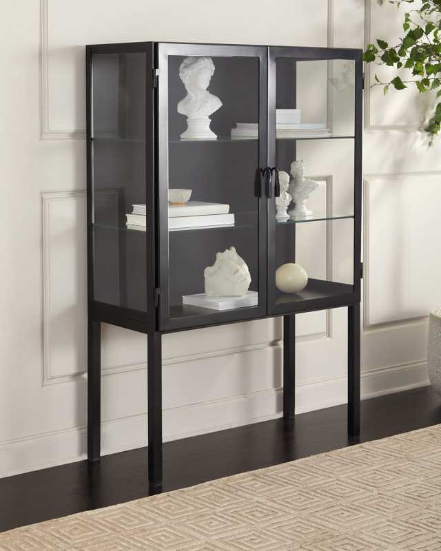 Chauncey Curio Bar Cabinet