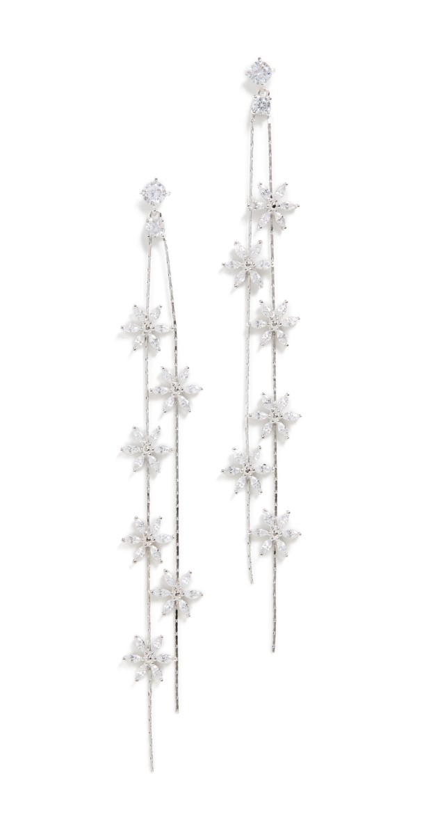 SHASHI Whisper Earrings White Gold