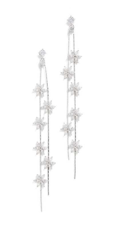 SHASHI Whisper Earrings White Gold