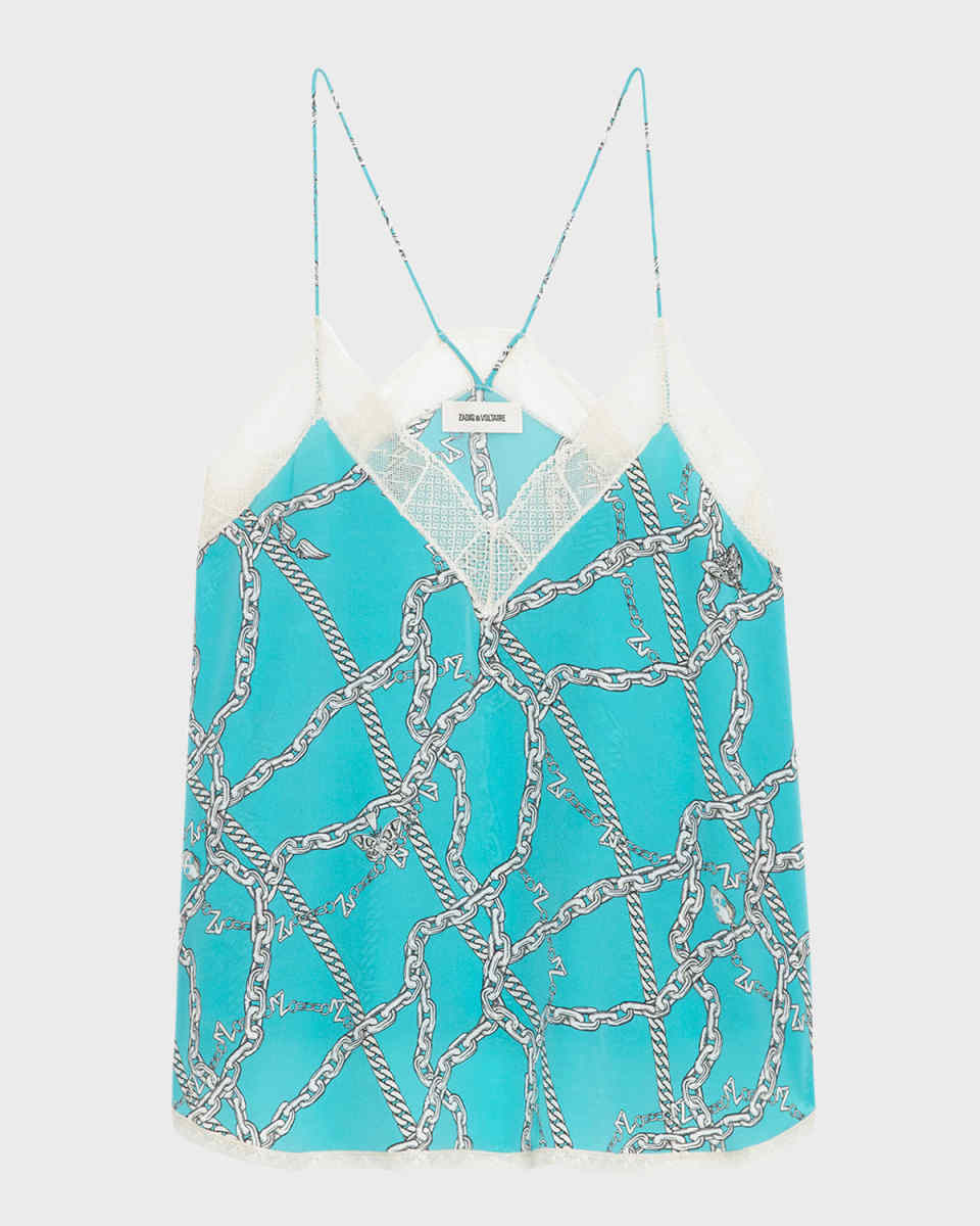Christy Chain Silk Camisol