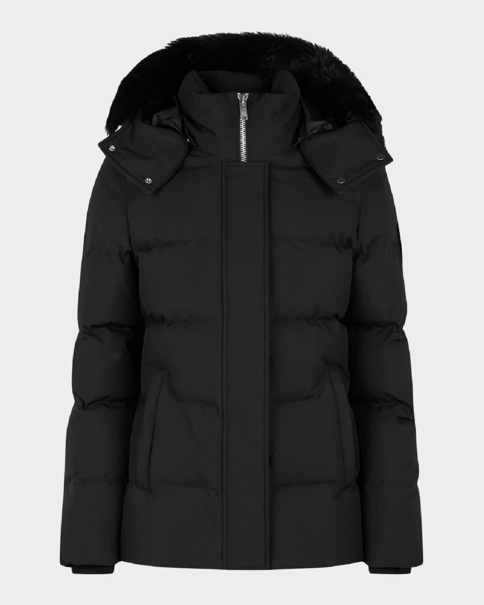 Cloud 3Q Shearling Puffer Jacket