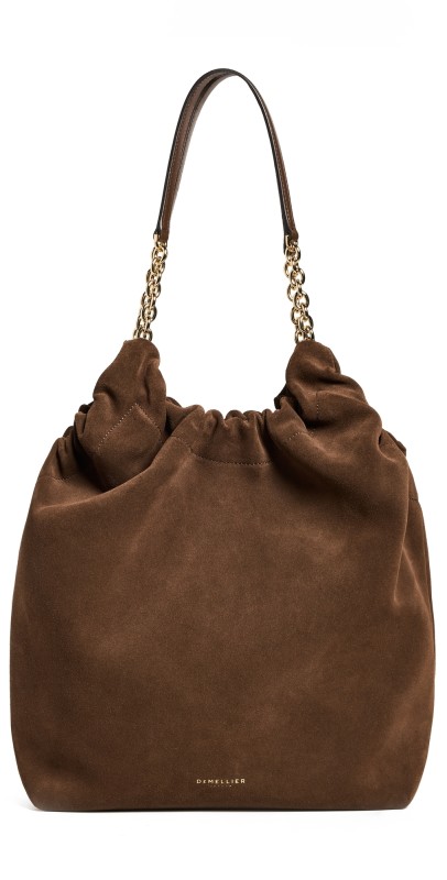 DeMellier Miami Bag Mocha Suede And Mocha Smooth
