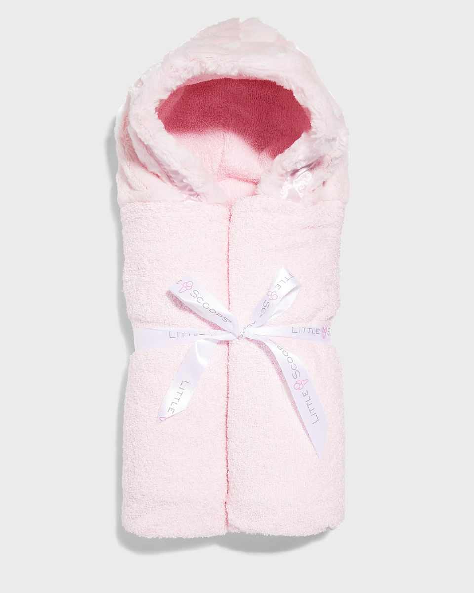 Girl's Plush Hooded Towel