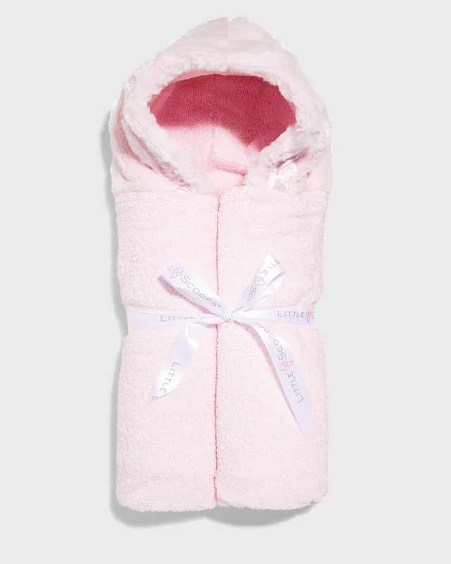 Girl's Plush Hooded Towel