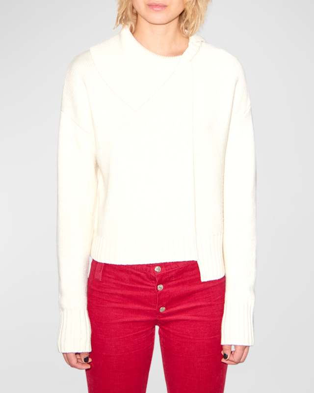 The Asymmetrical Turtleneck Sweater