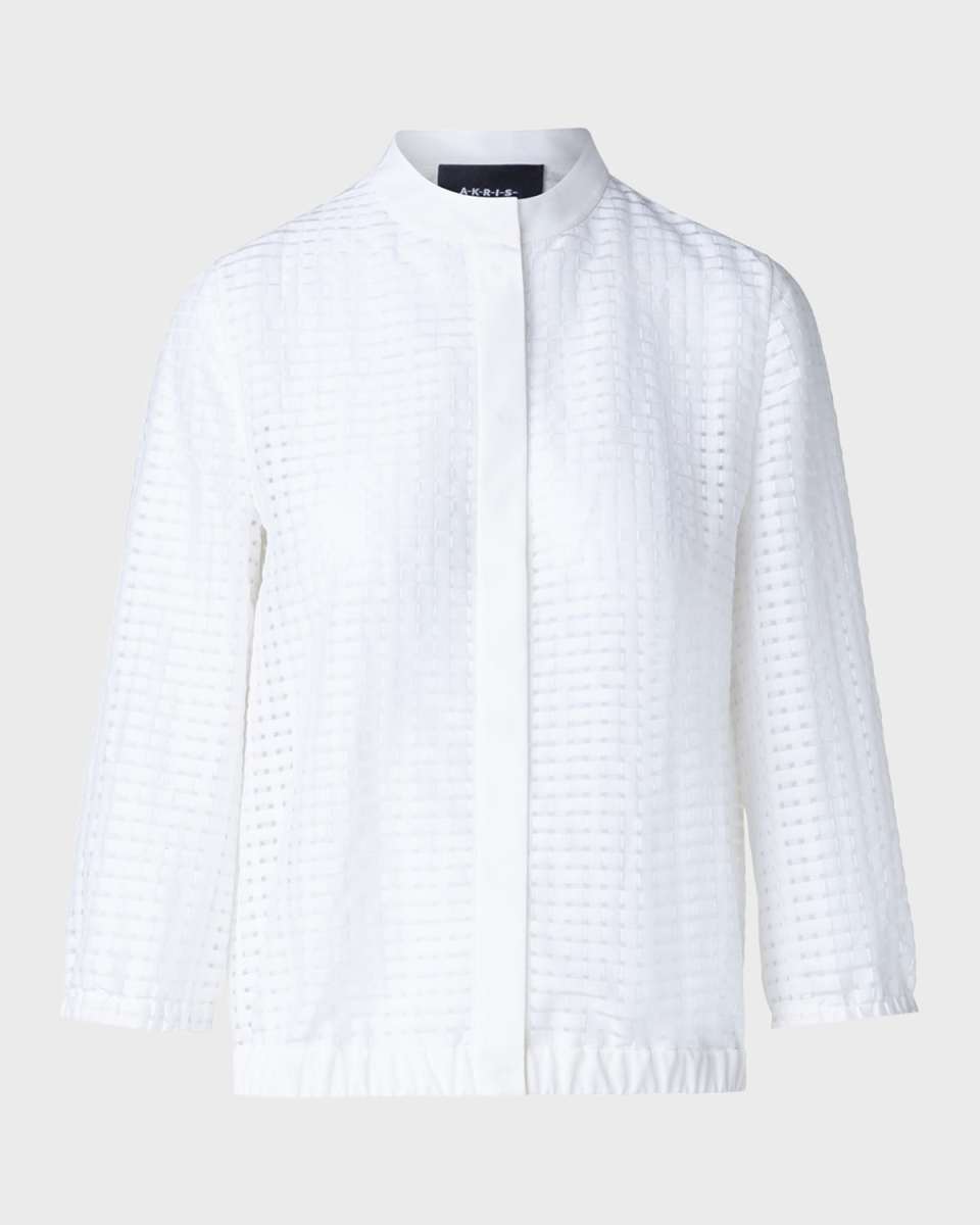 Sebastian Laser-cut Buttoned Cardigan