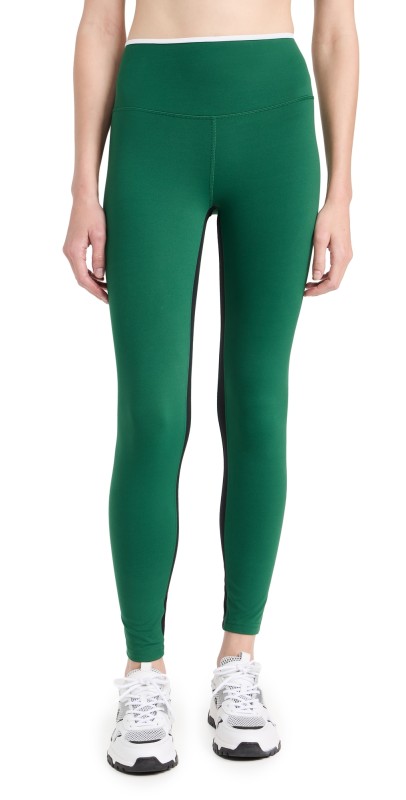 Splits59 Easton Rigor High Waist 7/8 Leggings Arugula/White