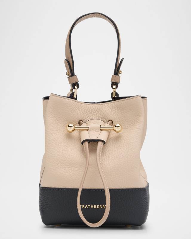 Lana Osette Drawstring Leather Crossbody Bag