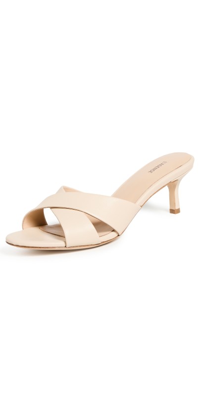 L'AGENCE Aveline Sandals Ecru