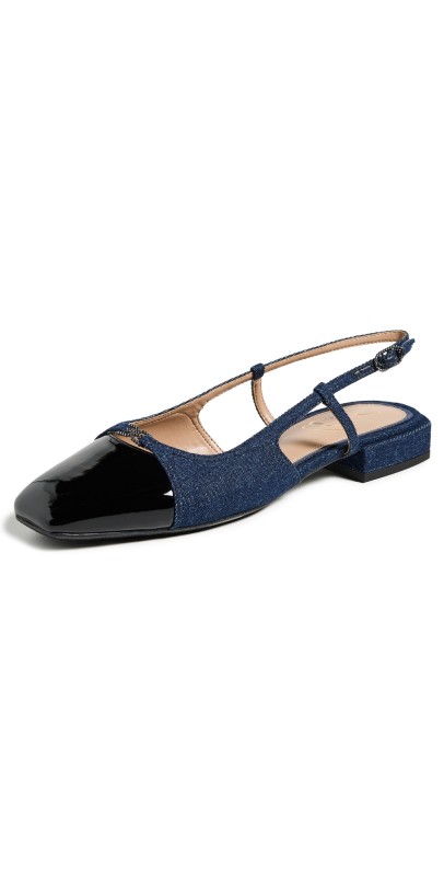 Sam Edelman Kara 2 Slingbacks Hudson Navy/Black