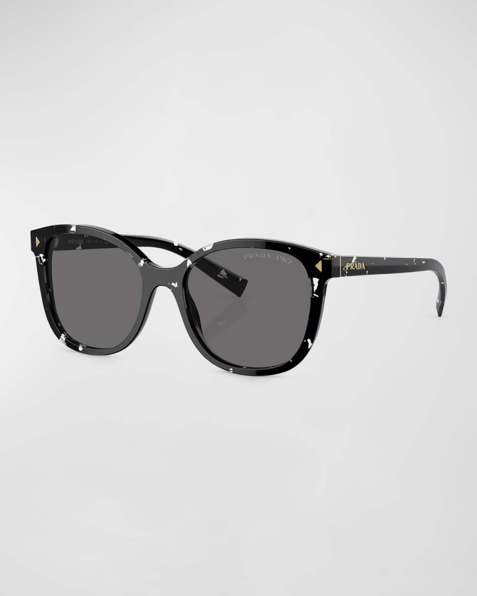 PR 22ZS Logo Square Acetate Sunglasses