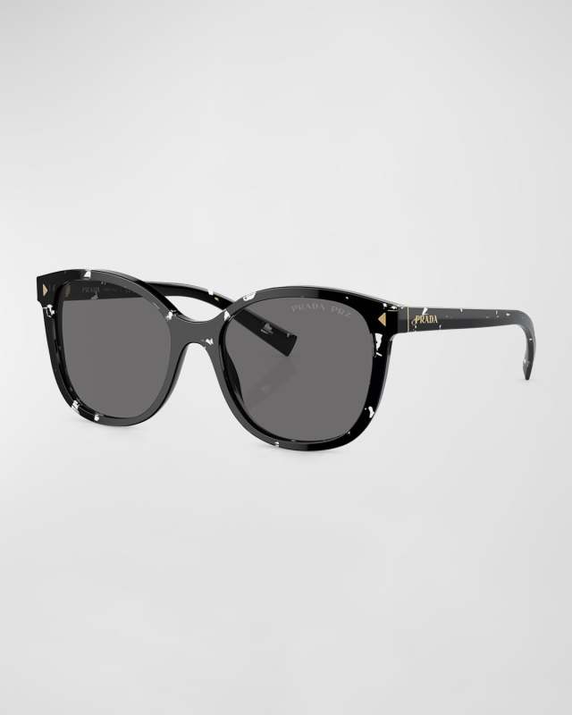 PR 22ZS Logo Square Acetate Sunglasses