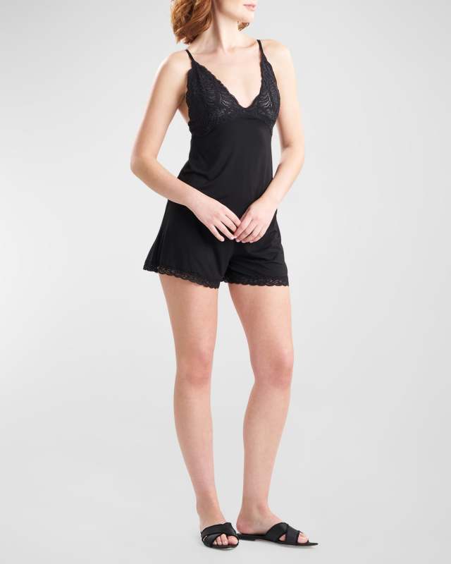 Feathers Essential Lace-Trim Cami Pajama Set