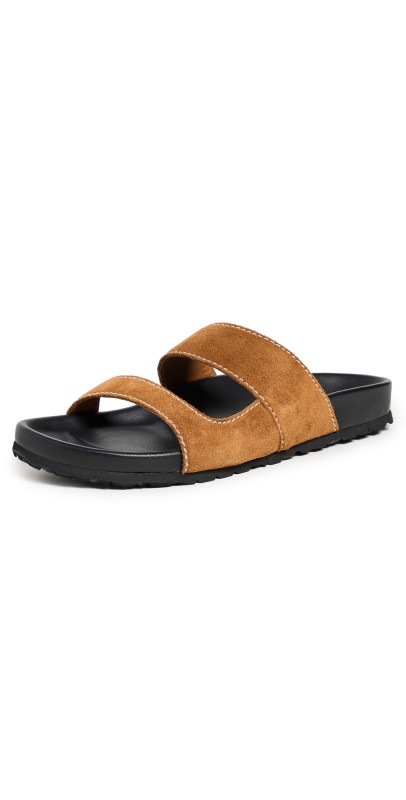 STAUD Cyprus Slides Tan