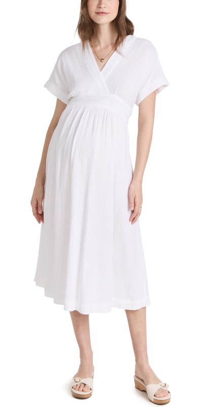 HATCH The Carolina Dress White