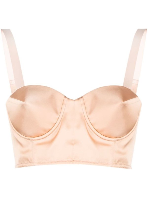 satin balconette bra