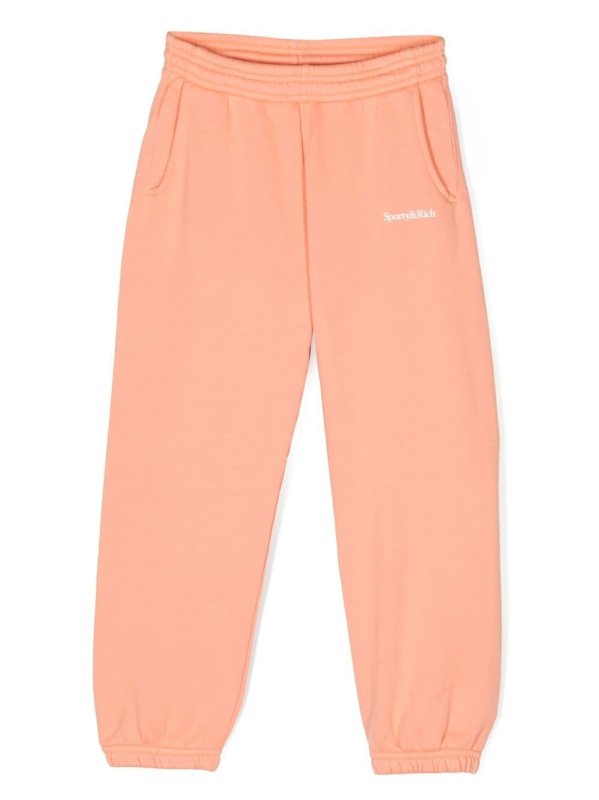 logo-print track pants