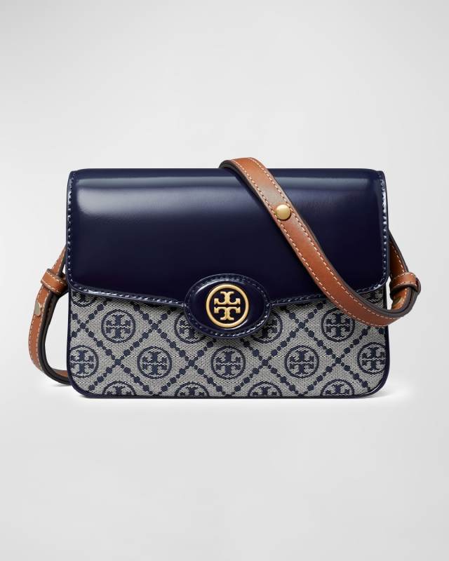 Robinson T Monogram Convertible Shoulder Bag