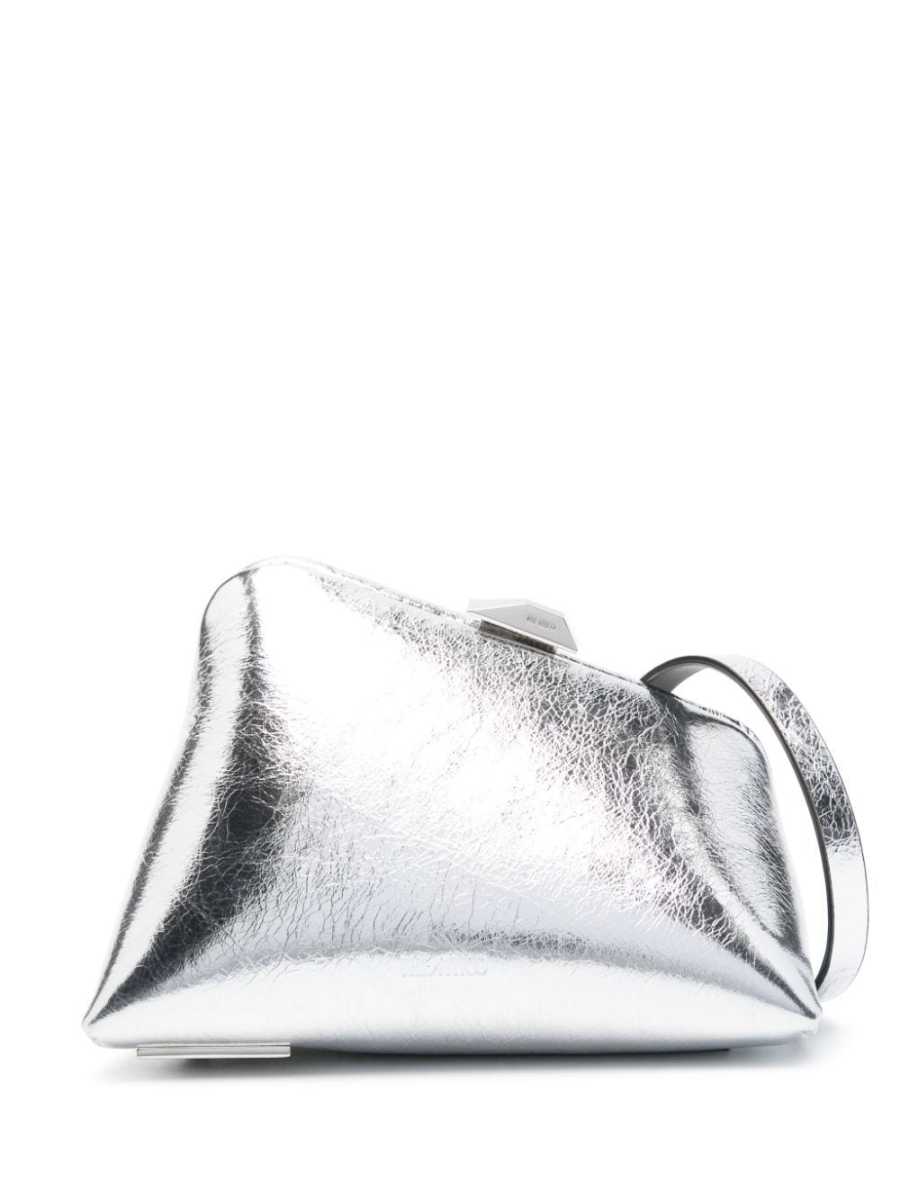 mini Midnight leather clutch bag