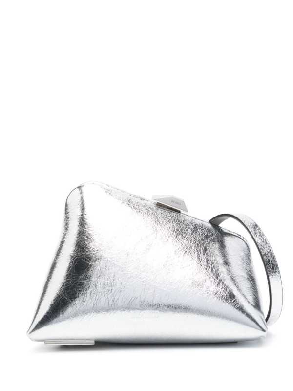 mini Midnight leather clutch bag