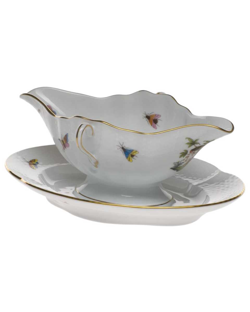 Rothschild Bird Gravy Boat with Fixed Stand