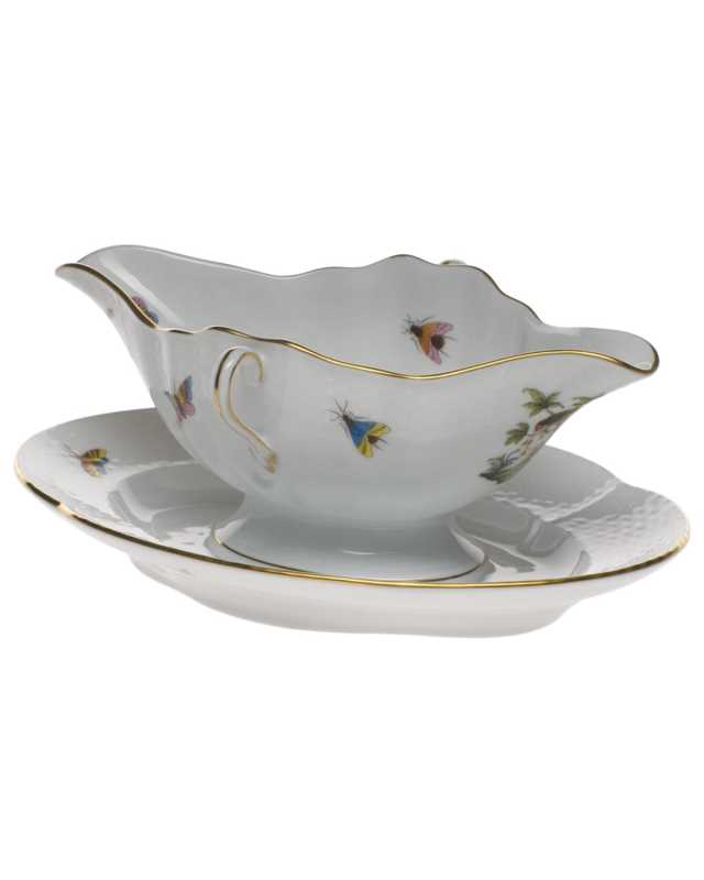 Rothschild Bird Gravy Boat with Fixed Stand