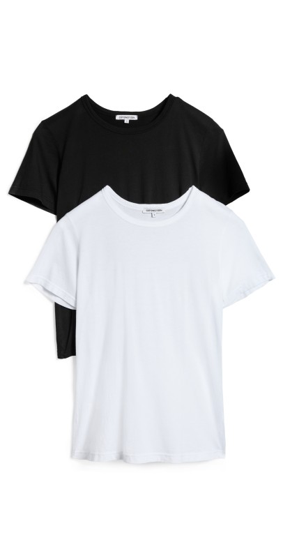 Cotton Citizen Standard Tee 2 Pack Black/White