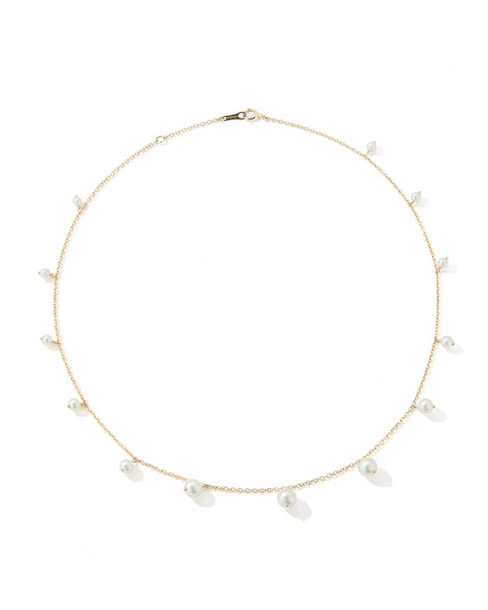 14K Gold Freshwater & Akoya Pearl Necklace