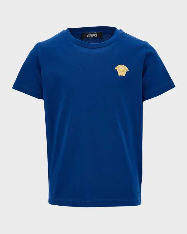 Boy's T-Shirt W/ Embroidered Medusa, Size 8-14