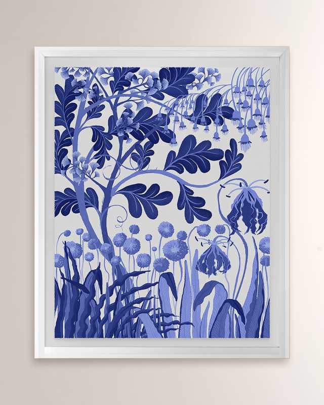 "Peculiar Blooms 7" Digital Art Print by Victoria Neiman