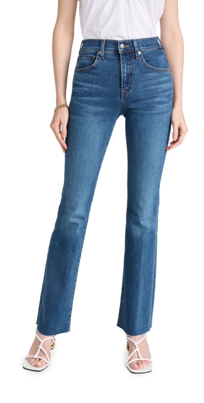 Veronica Beard Jean Cameron Bootcut with Raw Hem Serendipity
