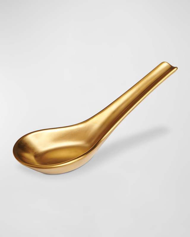 Golden Chinese Spoon