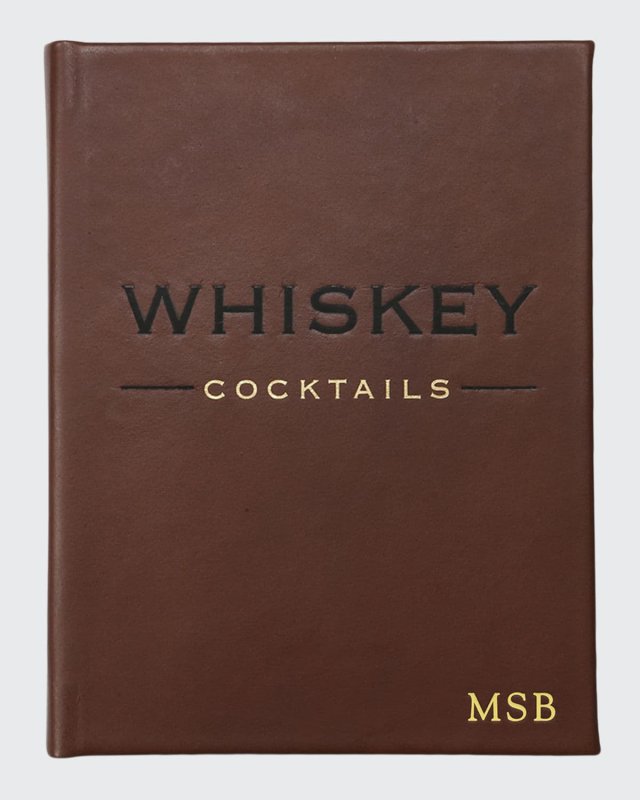 Whiskey Cocktails Book, Personalized