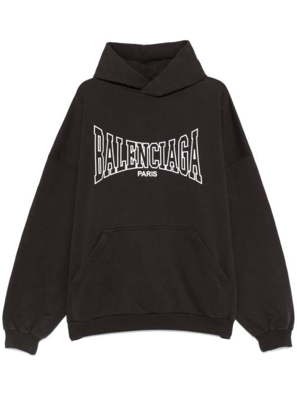 logo-print hoodie