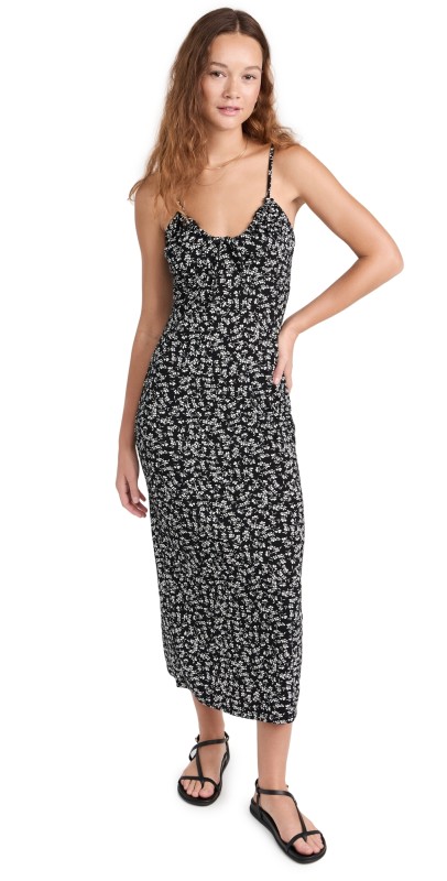 Z Supply Melinda Gia Ditsy Dress Black