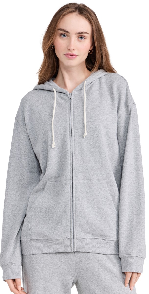 Z Supply Academy Hoodie Classic Heather Grey