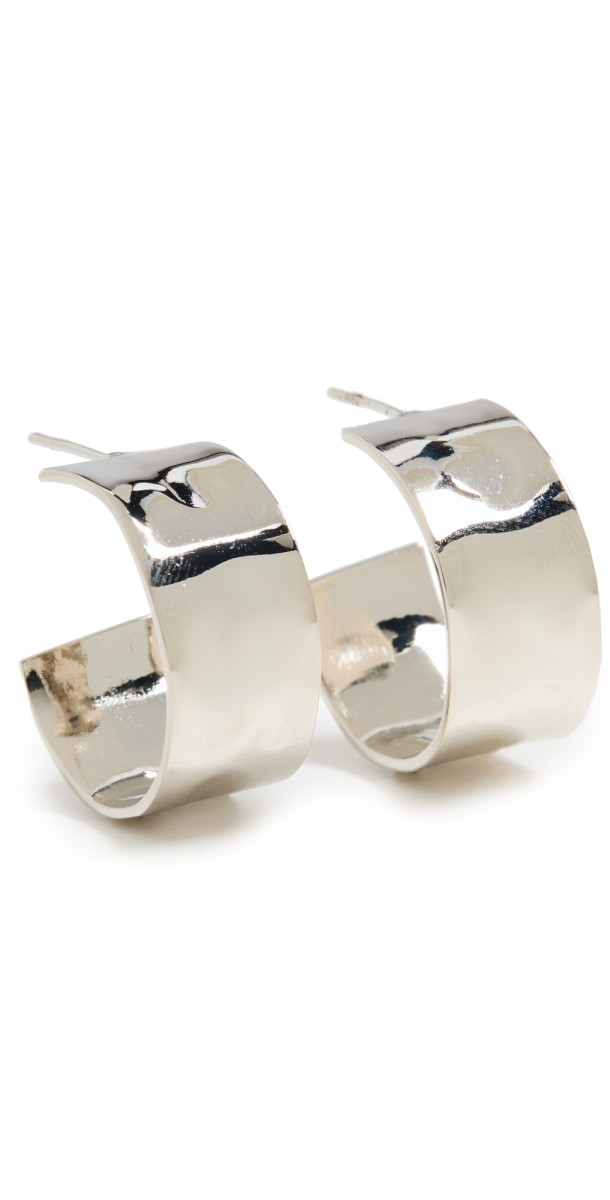 Soko Maji Mini Hoop Earrings Silver