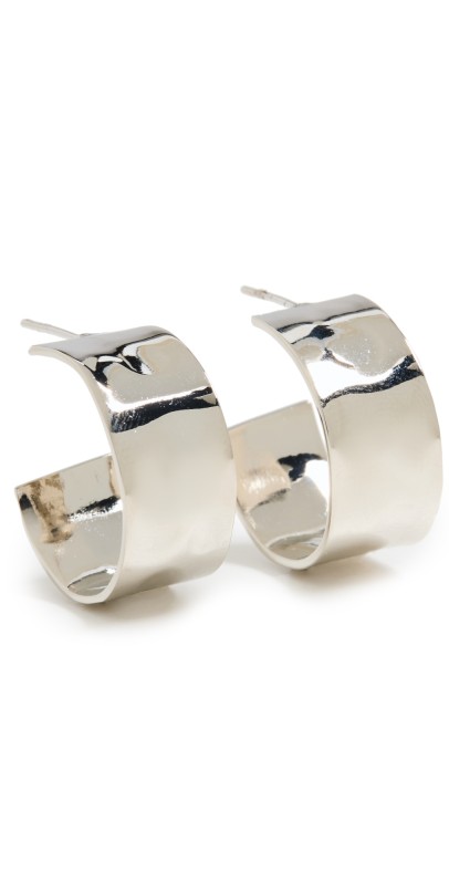 Soko Maji Mini Hoop Earrings Silver