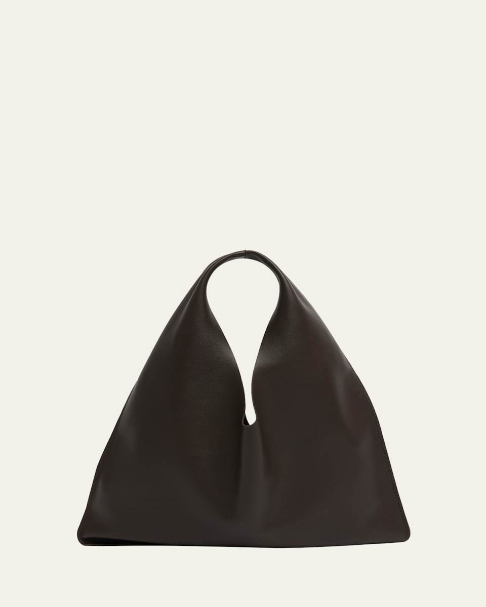 Bindle Small Tote Bag in Calfskin Leather