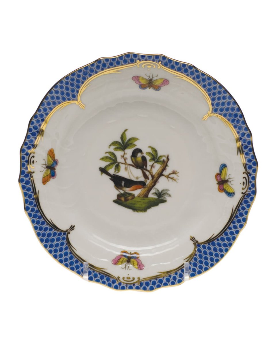 Rothschild Bird Blue Motif 2 Bread & Butter Plate
