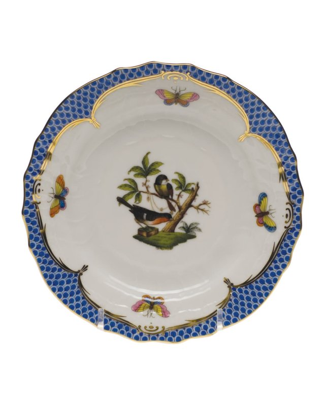 Rothschild Bird Blue Motif 2 Bread & Butter Plate