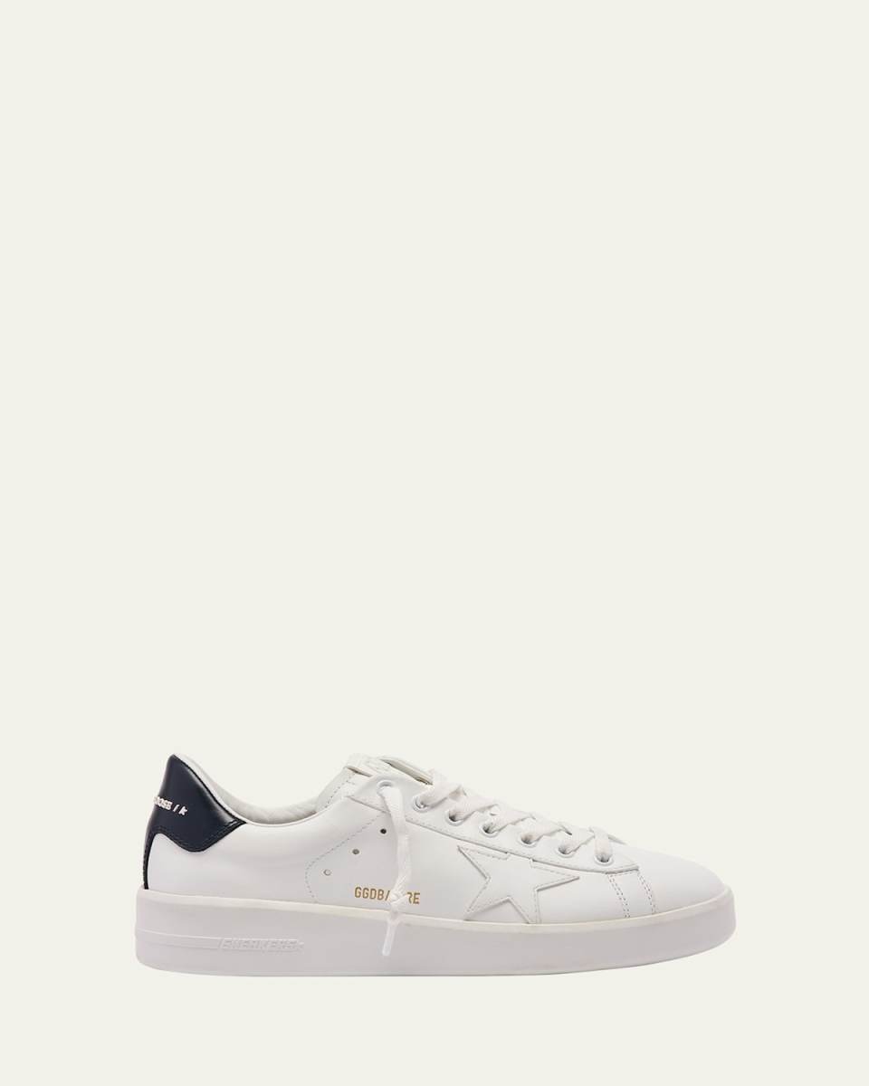 Pure Star Bicolor Leather Low-Top Sneakers