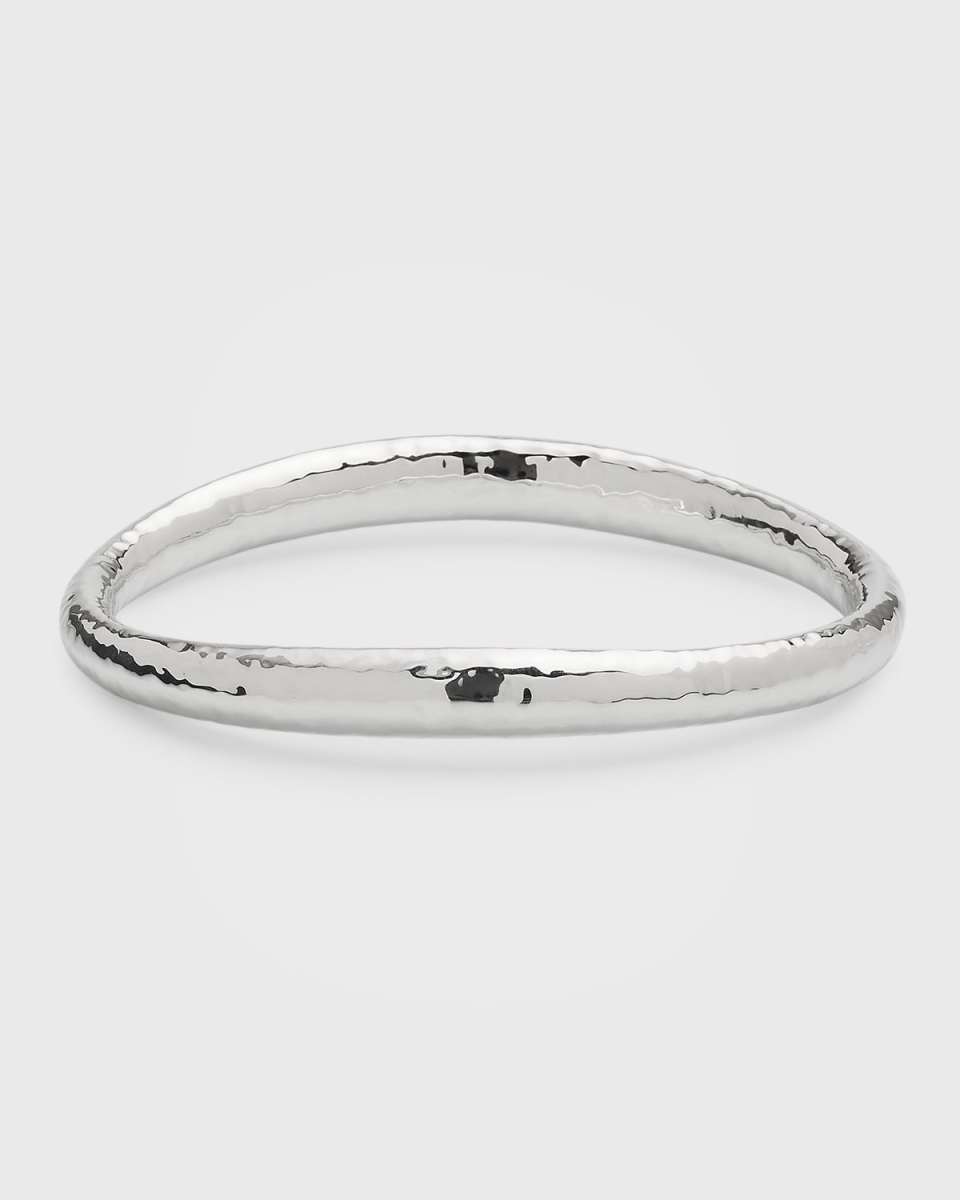 Sculpted Bangle in Sterling Silver