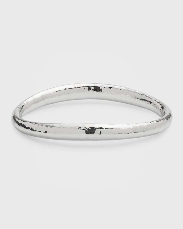 Sculpted Bangle in Sterling Silver