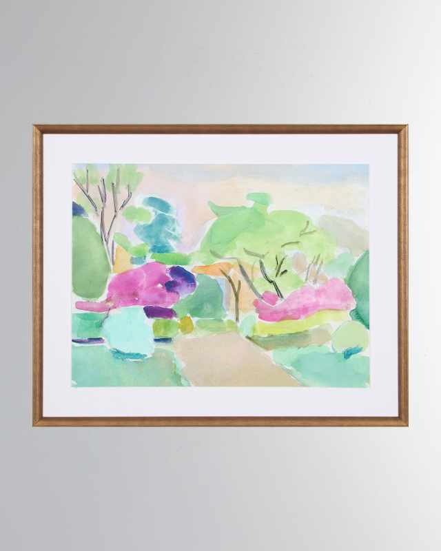 "Garden Landscape II" Art Print
