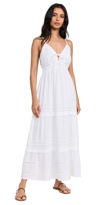 Z Supply Divinity Midi Dress White
