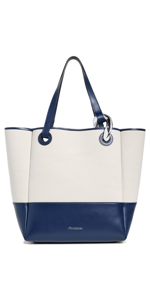 JW Anderson The JWA Corner Tote Navy/Light Grey