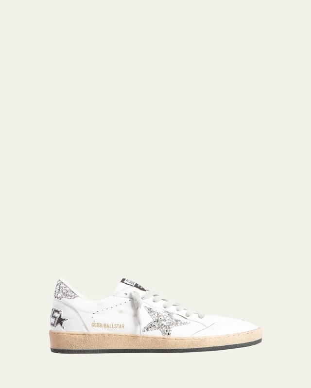 Ballstar Leather Glitter Sneakers