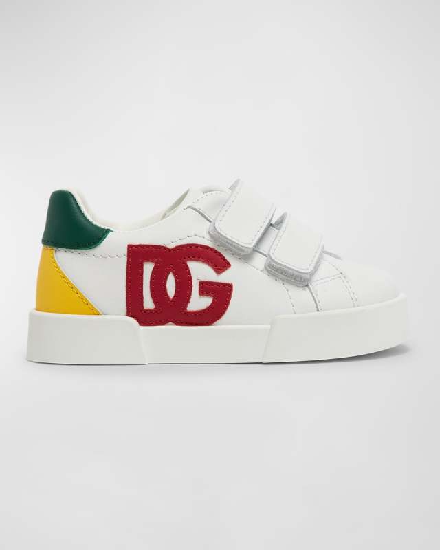 Kid's Carretto Color Blocked Leather Sneakers, Baby/Toddlers