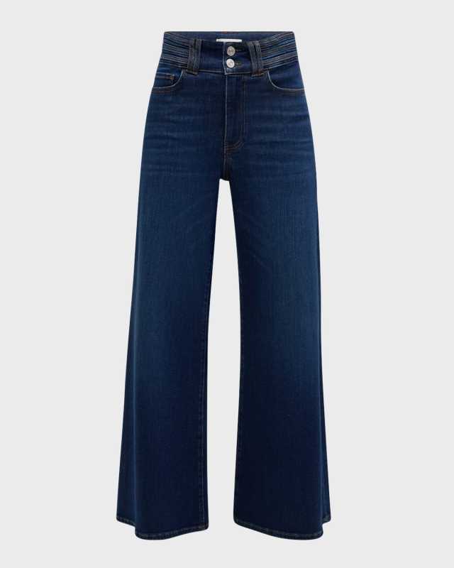 Triple Binding Palazzo Jeans